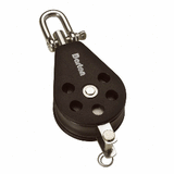 Barton Marine Barton Size 2 35mm Plain Bearing Pulley Block Single Swivel &amp; Becket - N02131