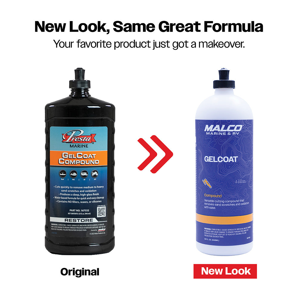 Malco Gel Coat Compound - 32oz - 167532