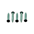 AP Products 012PSQ500BL8X1 Pan Head Square Recess Screw, 8 x 1, Black, 500/pk - image 1