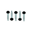 AP Products 012PTK500BL8X1 Pan Head Tri-Screw Self-Drilling, 8 x 1, Black, 500/pk - image 1