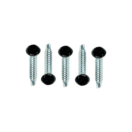 AP Products 012PTK500BL8X1 Pan Head Tri-Screw Self-Drilling, 8 x 1, Black, 500/pk - image 1