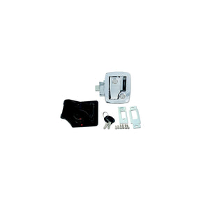 AP Products BAUER ENTRANCE LOCK CHROME W/KEYS CHROME - 013-535 - image 1