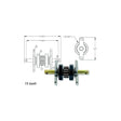 AP Products 014281331 2 X 2 Gear Pack Without Roll Pins Assembly (15 Teeth) - image 1