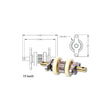 AP Products 014324869 Standard Gear Pack Assembly (15 Teeth) - image 1