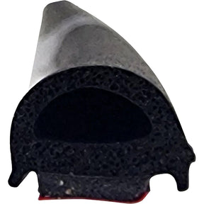 AP Products 01839015 Peel N Stick Seal, Sponge D-Seal, 3/8" x 9/32" x W.25" x 15' - image 1