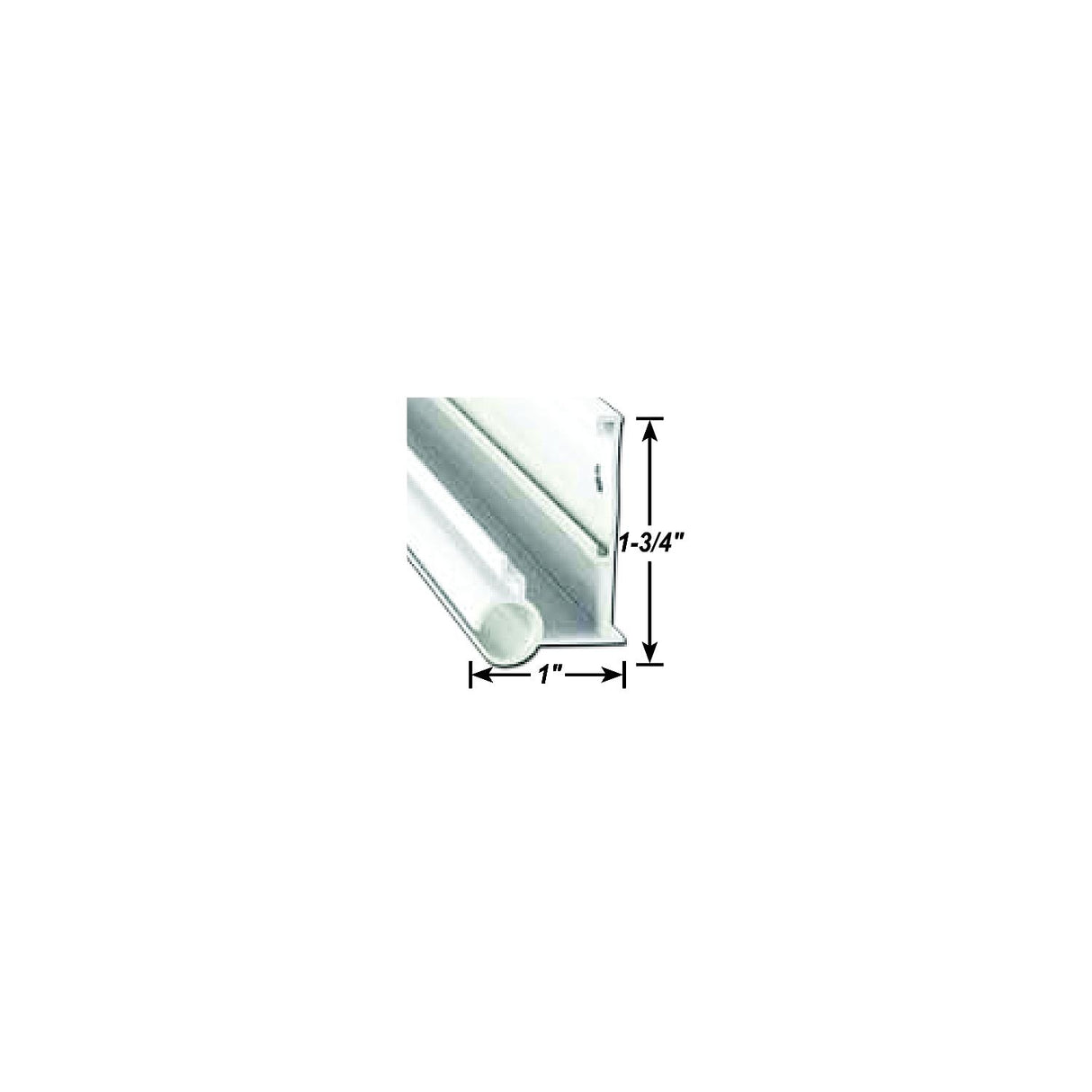 AP Products GUTTER/AWN RAIL BK 16' @5 RVX - 021-56302-16 - image 1