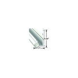 AP Products GUTTER/AWN RAIL BK 16' @5 RVX - 021-56302-16 - image 1