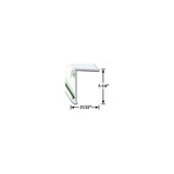 A P Products AP Products 021852018 Long Leg Insert Corner Molding, 8' Polar White - 021-85201-8 - official AP Products product image 2