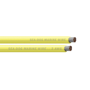 Sea-Dog 2 AWG Yellow Battery Cable - 50' - 8002031