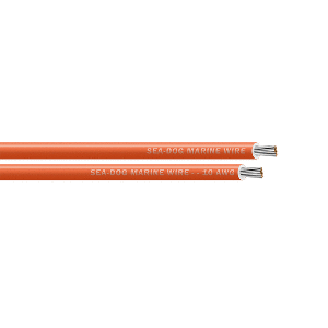 Sea-Dog 10 AWG Orange Primary Wire - 25' - 8010080