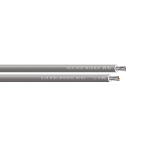 Sea-Dog 12 AWG Grey Primary Wire - 100' - 8012112