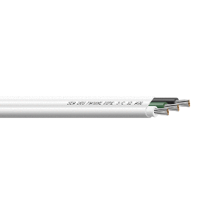 Sea-Dog 12/3 AWG Flat Triplex Wire - White/Green/Black - 100' - 8012302