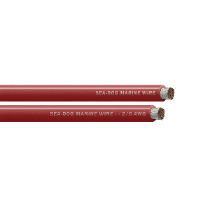 Sea-Dog 2/0 AWG Red Battery Cable - 100' - 8021022