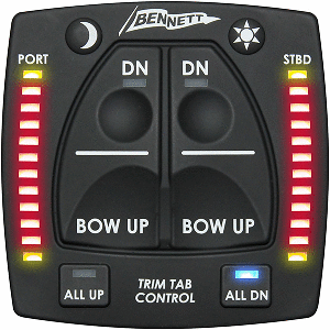 Bennett Marine Electric Dual-Station Helm Control - OBI9000E-DS