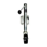 Powerwinch Saltwater Series Jack - 1200lb, Bolt-On, Single Wheel, Zinc 500+ HR Salt Spray [21600-J-1200-B1-Z-R]