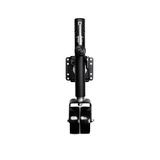 Powerwinch Select Series Jack - 1500lb, Weld-On, Double Wheel, Carbon Black - 21400-J-1500-W2-B-R
