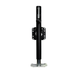 Powerwinch Select Series Jack - 2500lb, Bolt-On, Flat Plate, Carbon Black - 21400-J-2500-BF-B-R