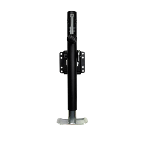 Powerwinch Select Series Jack - 2500lb, Weld-On, Flat Plate, Carbon Black - 21400-J-2500-WF-B-R
