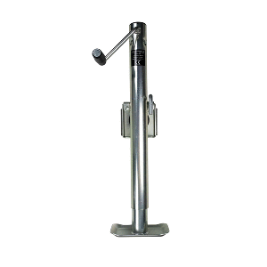 Powerwinch Utility Series Jack - 2500lb, Bolt-On, Flat Plate, Zinc - 21500-J-2500-BF-Z-R