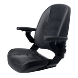 Shockwave Seats Shockwave S5 Corbin Mid-Back Seat - Onyx Black - SW-04920-B