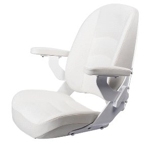 Shockwave Seats Shockwave S5 Corbin Mid-Back Seat - Storm White - SW-04920-W