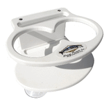 Deep Blue Marine Double Slim Can Drink Holder &amp; Cell Phone - White - DSD-CELL