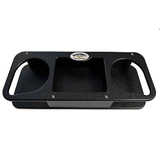 Deep Blue Marine Double Cup Holder w/Suction Cups - Black - MB-2B