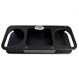 Deep Blue Marine Double Cup Holder w/Suction Cups - Black - MB-2B