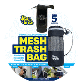 Star brite Mesh Trash Bag w/Locking Suction Cup &amp; Litter Guard Cinch Tie - 5 Gallons - 52074