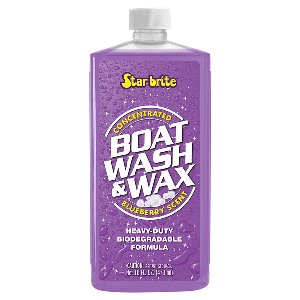 Star brite Boat Wash &amp; Wax - Heavy Duty Concentrate - Blueberry Scent - 16 oz - 89816