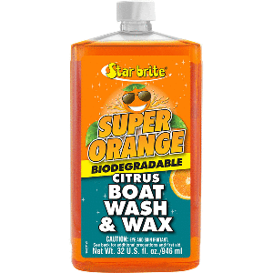 Star brite Super Orange Citrus Boat Wash &amp; Wax - Fresh &amp; Salt Water - 32 oz - 94632