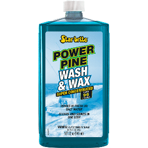 Star brite Power Pine Boat Wash &amp; Wax - Concentrated Marine Grade Formula - 32 oz - 94732