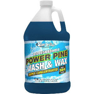Star brite Power Pine Boat Wash &amp; Wax - Concentrated Marine Grade Formula - 1 Gallon - 94700
