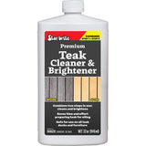 Star brite Premium Teak Cleaner Brightener - Restore Enhance Wood Grain - 32 oz [94932]