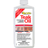 Star brite Teak Oil - Long Lasting, Penetrating, Sealer, & Preserver w/UV Inhibitors - 16 oz - 81616