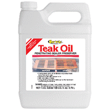 Star brite Teak Oil - Long Lasting, Penetrating, Sealer, &amp; Preserver w/UV Inhibitors - 1 Gallon - 81600