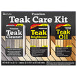 Star brite Premium Teak Care Kit - Step 1, Step 2, Step 3 - 16 oz [81216]