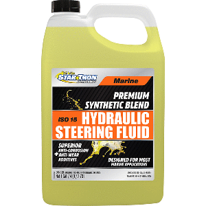 Star brite Hydraulic Steering Fluid - ISO 15 Marine Synthetic Blend - 1 Gallon - 18500