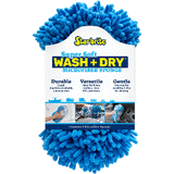Star brite Microfiber Reggae Sponge - Blue, Dual-Sided Scrubbing &amp; Dusting - 40078