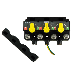 Egis Mobile Electric Egis XD Series Triple Flex 2 Relay/VSR/Relay w/Knobs - 12 P DT - 8830-2535