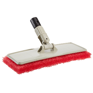 Star brite Large Scrub Pad w/Flexible Head Scrubber - Medium Texture - Red - 40124
