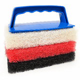 Star brite Large Multi-Texture Scrub Pad Kit w/Interchangeable Handle - 42023