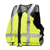 Mustang Survival Mustang Industrial Mesh Vest - Hi-Vis Fluorescent Yellow Green - Small/Medium - MV1254T3-239-S/M-279