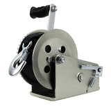 Powerwinch Utility Series Winch 2,000lb, 2 Speed, 8" Crank Arm - Zinc - 21500-W-2000-8-Z-R