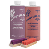Snappy Teak-Nu Kit - 32 oz w/Formula No. 1 - 32 oz, Formula No. 2 - 32 oz, Bristle Brush [STN-QKIT]