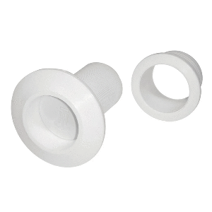 T-H Marine Supplies T-H Marine Recessed Flapper Scupper Drains - White - RFS-2-DP