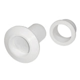 T-H Marine Recessed Flapper Scupper Drains - White [RFS-2-DP]