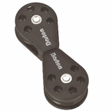Barton Marine Barton Plain Bearing Pulley Block Back to Back Swivel Block - Size 1, 30mm - N01280