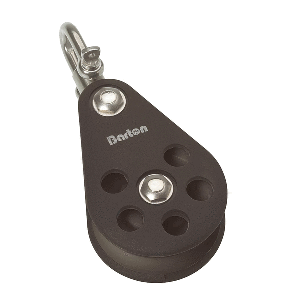Barton Marine Barton Plain Bearing Pulley Block Single Swivel - Size 6 - 64mm - N06130