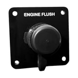Flushmaster Vertical Single Outlet Flush Port Reroute - Black Acrylic - 1/2" Barb [SM-QCR1BV12]